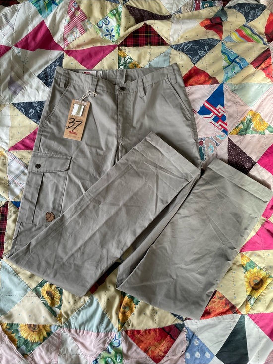 Fjallraven Pants - Fjallraven Ovik Curved pants in Fog